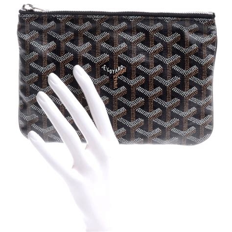 goyard senat pouch iphone|GOYARD Goyardine Senat Pochette PM Black .